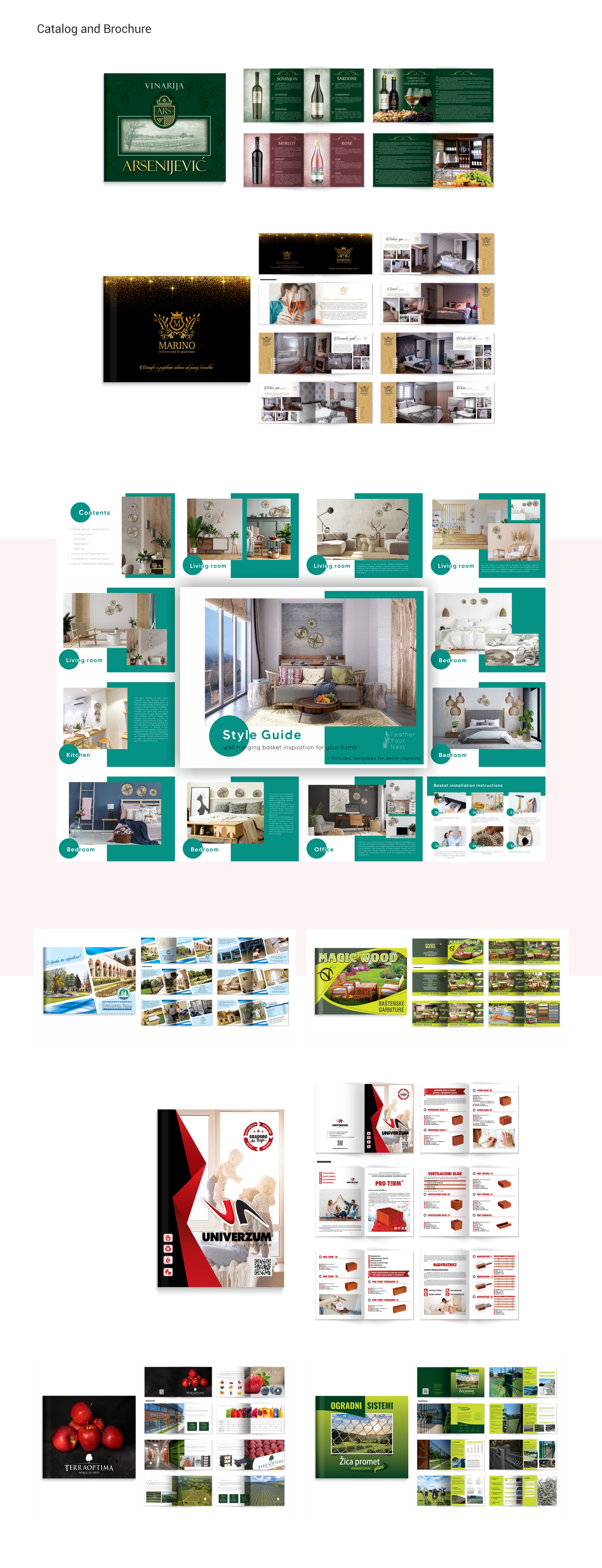 Catalog and Brochure - Work